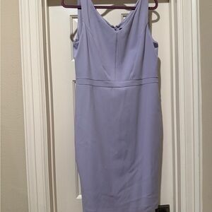 White House Black Market Light Purple Midi Dress